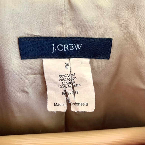 J. Crew Wool Blend Duffel Coat with Wooden Toggles (red/orange) - Picture 3 of 8